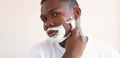 Face shaving skin care man white foam cream razor