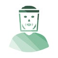 Face Shield Icon Royalty Free Stock Photo