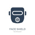 face shield icon in trendy design style. face shield icon isolated on white background. face shield vector icon simple and modern Royalty Free Stock Photo
