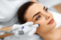 Face Skin Care. Facial Hydro Microdermabrasion Peeling Treatment Royalty Free Stock Photo