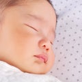 Face of sleeping baby Royalty Free Stock Photo