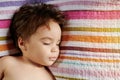 Face of sleeping baby Royalty Free Stock Photo