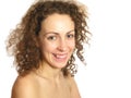 Face smile naked girl Royalty Free Stock Photo