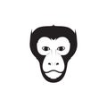 Face Southern pig-tailed macaque logo design vector graphic symbol icon sign illustration creative idea Royalty Free Stock Photo