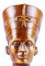 Face of statue of pharaoh. Royalty Free Stock Photo