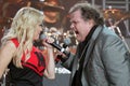 The Late Meat Loaf on tour in the UK in 2013 Royalty Free Stock Photo