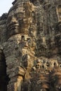 Face tower of Bayon Temple Royalty Free Stock Photo