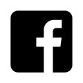 Facebook social media icon button