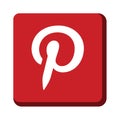 Pinterest icon Royalty Free Stock Photo