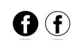 Facebook circular logos