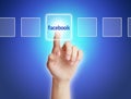 Facebook Concept Royalty Free Stock Photo