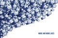 Facebook 3D Like Hand Icons Art Illustration