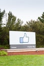 Facebook Headquarters in Menlo Park, California Royalty Free Stock Photo
