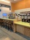 Staff cafeteria at Facebook headquarters in Oropato, California Royalty Free Stock Photo