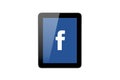 Facebook Icon on Tablet Pc