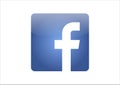 Facebook icon vector