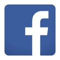 Facebook icon vector Royalty Free Stock Photo