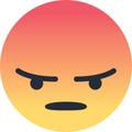 Facebook angry logo