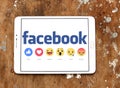 Facebook like button Empathetic Emoji icons