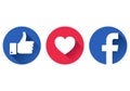 Facebook like icons