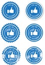 Facebook Like Stamps Royalty Free Stock Photo