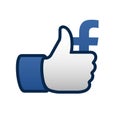 Facebook like thumbs up symbol icon