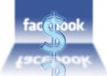 Facebook logo dollar $ sales