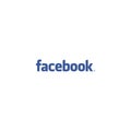 Facebook logo editorial illustrative on white background Royalty Free Stock Photo