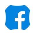 Facebook logo sign. Facebook is a well-known social networking service. Facebook icon . Kharkiv, Ukraine - October, 2020