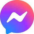 Facebook Messenger Logo - meta Royalty Free Stock Photo