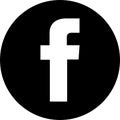 Dark facebook icon