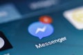 Facebook Messenger with notifications of messages on smartphone