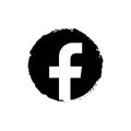 Facebook - the most popular global social media icon. Editorial only. Kyiv, Ukraine - March 9, 2020