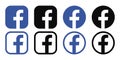 Facebook - the most popular global social media icon. Kyiv, Ukraine - March 29, 2020