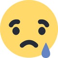 Facebook sad icon new logo