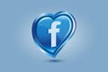 Facebook love heart symbol