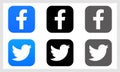 Social Media Like & Share Icons in different popup icons