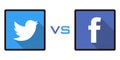 Facebook vs Twitter