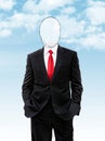 Faceless businessman hands in his pocket Royalty Free Stock Photo