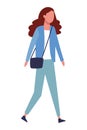 Faceless girl purse Royalty Free Stock Photo