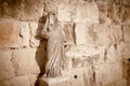 Faceless statue at Salamis Ruins. Cyprus Royalty Free Stock Photo
