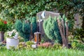 Facemask lying on grave of family members with a facemask during the pandemic