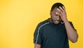 facepalm gesture clueless man wtf reaction Royalty Free Stock Photo