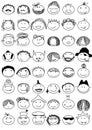 Faces Royalty Free Stock Photo