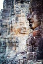 Faces of ancient Bayon temple