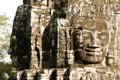 Faces of Angkor Royalty Free Stock Photo