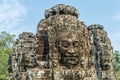 Faces of Bayon tample Royalty Free Stock Photo