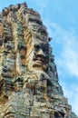 Faces of Bayon tample Royalty Free Stock Photo