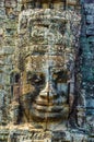 Faces of Bayon tample Royalty Free Stock Photo