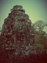 Faces of Bayon tample. Ankor wat. Cambodia.